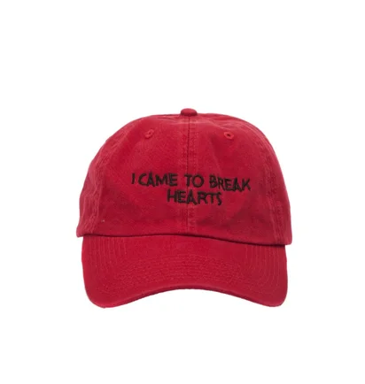 NASASEASONS Cap 'I Came To Break Hearts' (Rot / Schwarz)