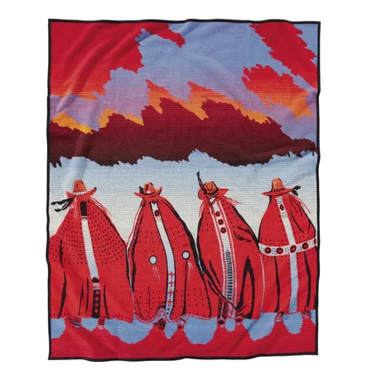 Pendleton Rodeo Sisters Blanket (Rot / Orange) – Pendleton text_image_alt 2