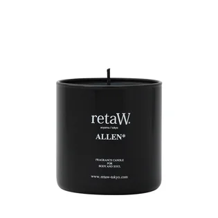 retaW Fragrance Candle 'Allen' (Schwarz)