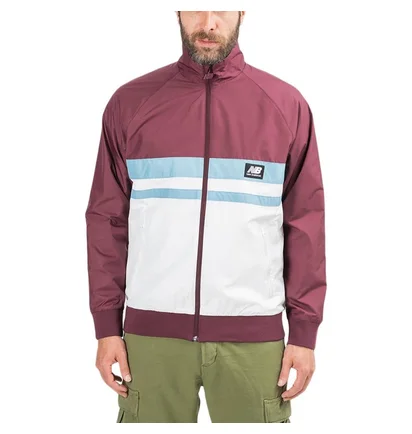New Balance MJ01503 NBY Athletics Archive Run Jacket (Bordeaux / Weiß)