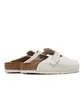 Birkenstock Boston Soft Footbed Suede Leather Regular (Beige)