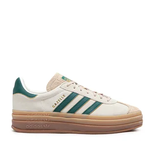 adidas WMNS Gazelle Bold (Beige / Grün / Gum)