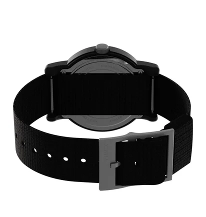 Timex Camper x Stranger Things 40mm Fabric Strap Watch (Schwarz)