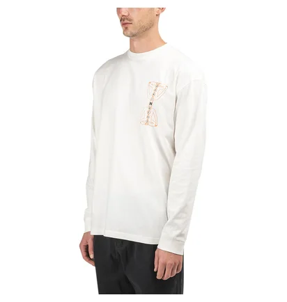 Brain Dead Human Dimension Longsleeve (Weiß)