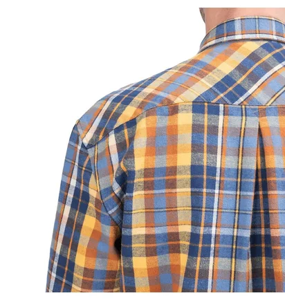 Lee x Timberland Flannel Shirt (Blau / Braun)
