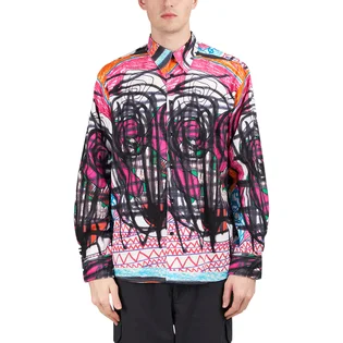 Sex Skateboards Mess Button Up Shirt (Multi)