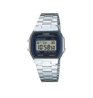 Casio A164WA-1VES (Silber / Schwarz)