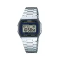 Casio A164WA-1VES (Silber / Schwarz)