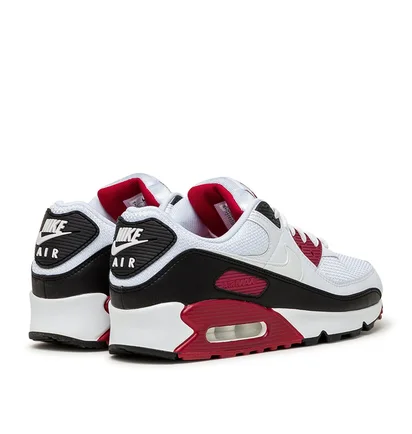 Nike Air Max 90 (Weiß / Schwarz / Bordeaux)