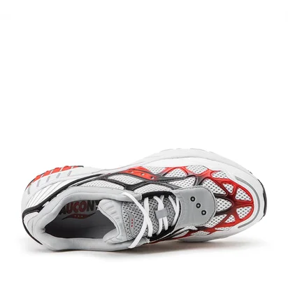 Saucony Grid Web (Weiß / Rot / Schwarz)