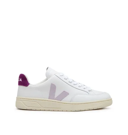 Veja WMNS V-12 Leather (Weiß / Rosa)