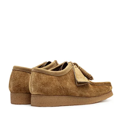Clarks Wallabee Hairy Suede (Hellbraun)