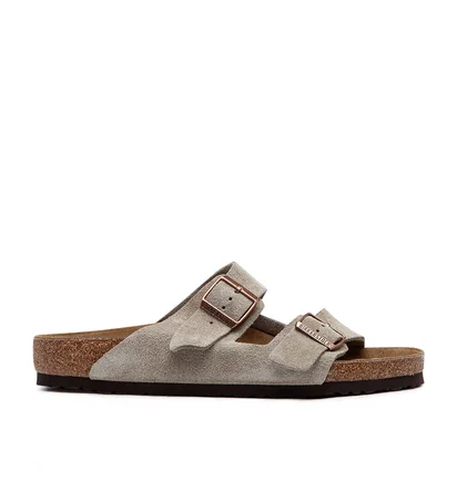 Birkenstock Arizona Suede Leather (Taupe)