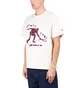 adidas x Brain Dead T-Shirt (Beige / Bordeaux)