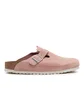 Birkenstock Boston Soft Footbed Suede Leather (Rosa)