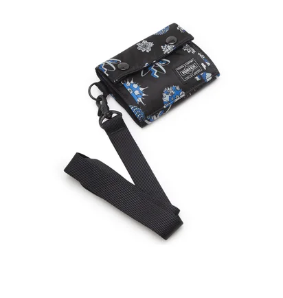 Porter by Yoshida x Will Sweeney Strap Wallet (Schwarz)