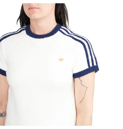 adidas Knit T-Shirt (Weiß / Blau) – adidas text_image_alt 4
