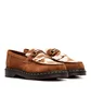 Dr. Martens Adrian Snaffle Hair-On Suede Loafer (Braun / Weiß)