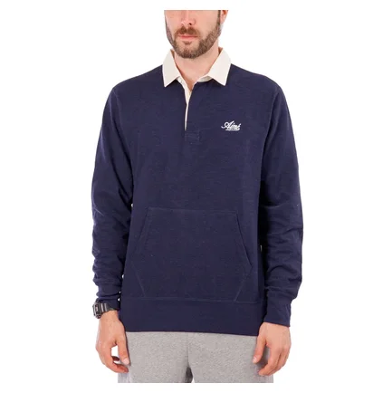 Aimé Leon Dore Slub Jersey Rugby Shirt (Navy)