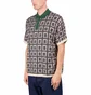 adidas x Brain Dead Polo (Beige / Grün)