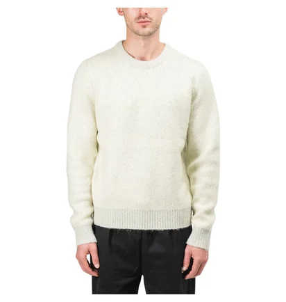 Stüssy 8 Ball Heavy Brushed Mohair Sweater (Cream)