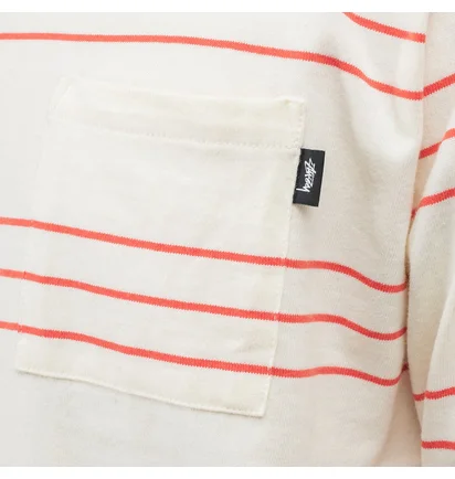 Stüssy Trinity Stripe Crew Longsleeve (Natural)