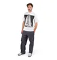 The Trilogy Tapes TTT Drapery T-Shirt (Weiss / Schwarz)