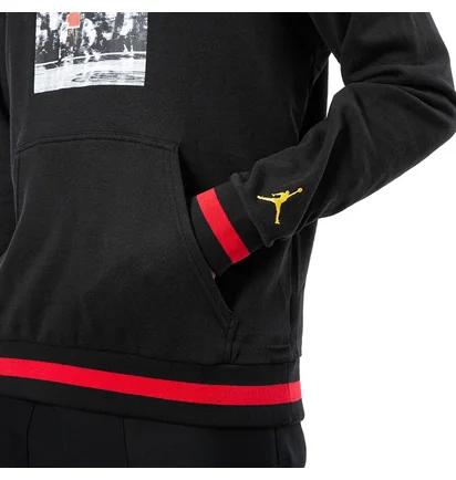 Jordan Sportswear Last Shot Wings Lite Hoodie (Schwarz / Gelb)