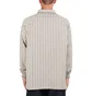 Metalwood Ribbed LS Polo (Beige)