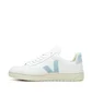 Veja WMNS V-12 Leather (Weiss / Blau)