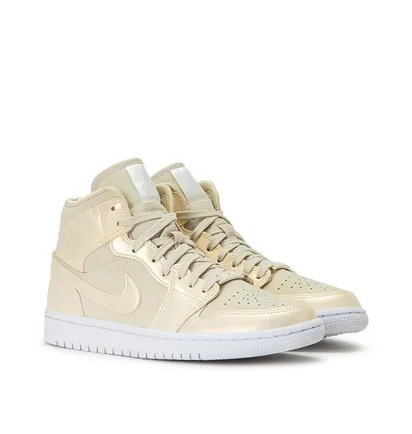 Air Jordan WMNS 1 Mid SE (Beige / Gelb)
