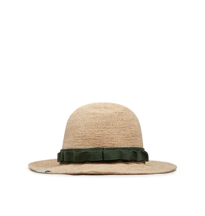 Club Stubborn Military Straw Hat (Beige)