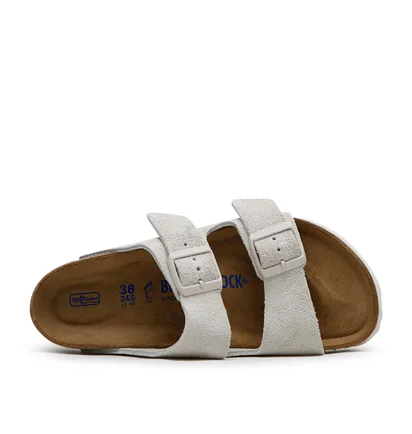 Birkenstock Arizona Soft Footbed Suede (Hellgrau)