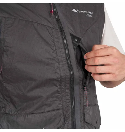 Klättermusen Ansur Wind Vest M's (Schwarz)