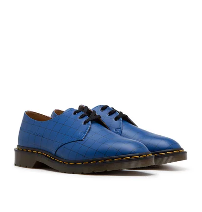 Dr. Martens x Undercover 1461 Check Smooth (Blau)