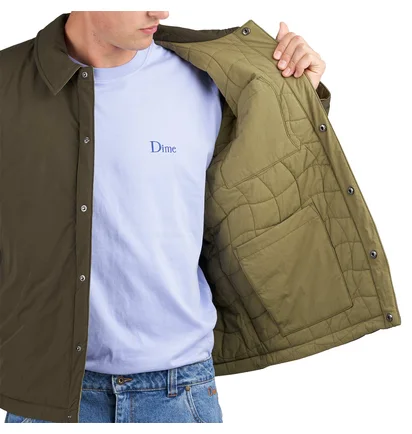 Dime Reversible Insulated Jacket (Oliv / Beige)