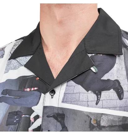 Pleasures High Fashion Button Down Shirt (Multi)