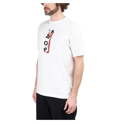 Pop Trading Company Cool Cat T-Shirt (Weiß)