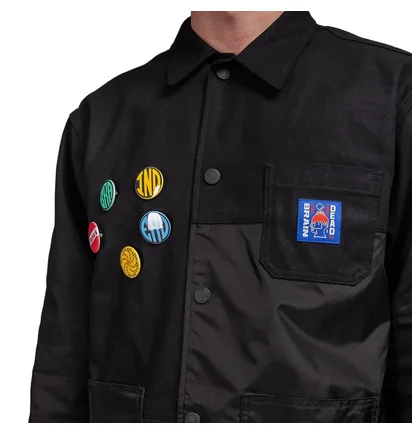 Brain Dead Paneled Chore Coat (Schwarz)