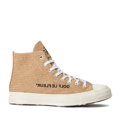 Converse x Golf Le Fleur Chuck Taylor 70 Hi (Curry / Beige / Schwarz)