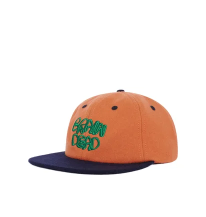 Brain Dead Plato Wool 6 Panel Cap (Orange)