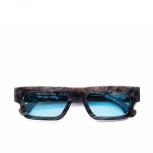 Retrosuperfuture Colpo Black Marble Sunglasses (Schwarz)