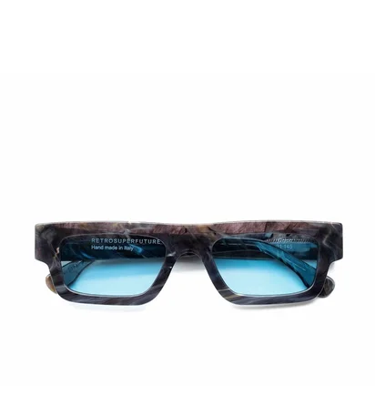 Retrosuperfuture Colpo Black Marble Sunglasses (Schwarz)
