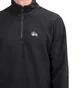 Stüssy Basic Polar Fleece Mock (Schwarz)