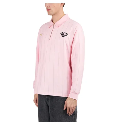 Puma x Palermo F.C. Long Sleeve Polo (Pink)