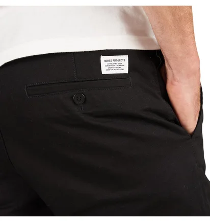 Norse Projects Aros Heavy Pants (Schwarz)