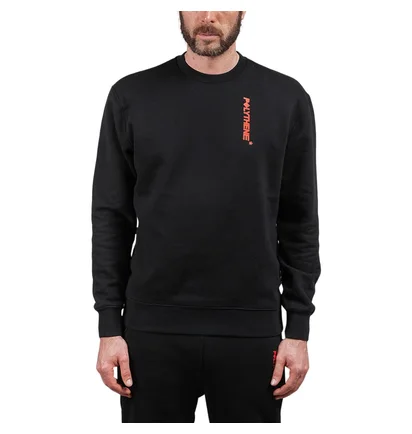 Polythene* Optics Metal Rod Crewneck Sweater (Schwarz)