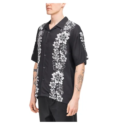 Stüssy Hawaiian Pattern Shirt (Schwarz)