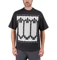 The Trilogy Tapes TTT Tetris Teeth T-Shirt (Schwarz / Glow in the Dark)