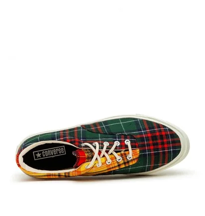 Converse Skid Grip OX 'Twisted Plaid' (Grün / Multi)